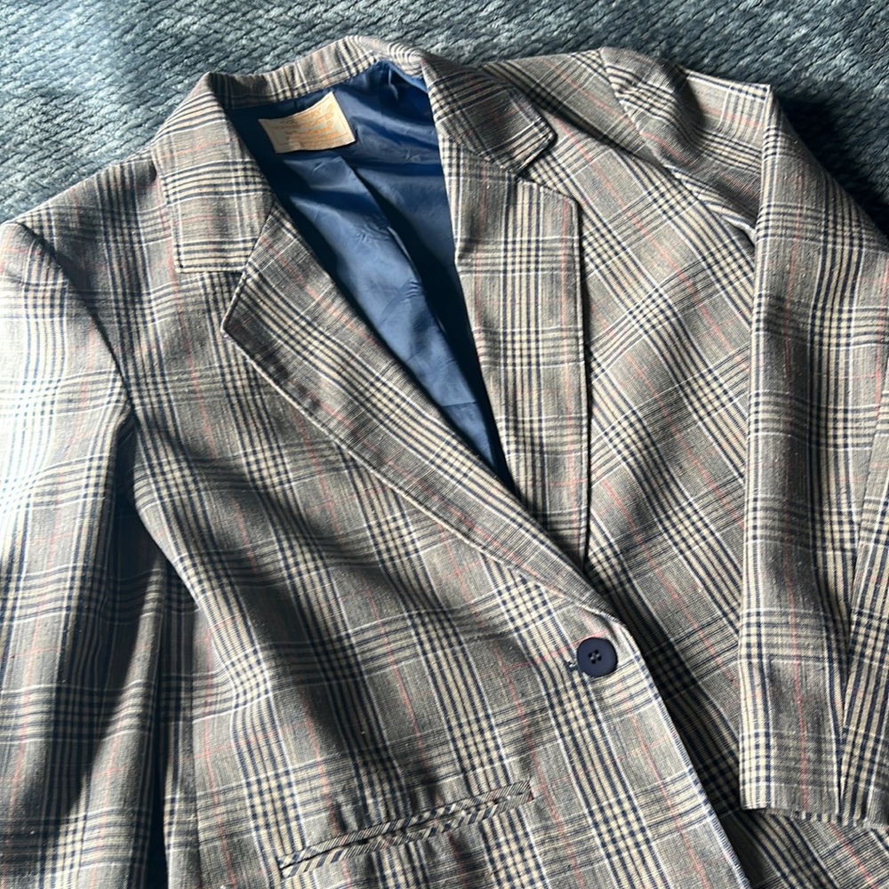 Plaid Blazer